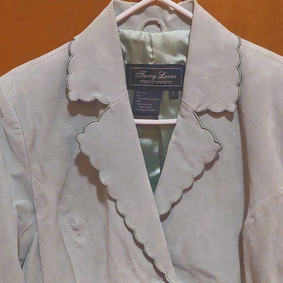 Sale!! Terry Lewis- Tiffany Blue Leather Jacket! - Picture 4 of 6